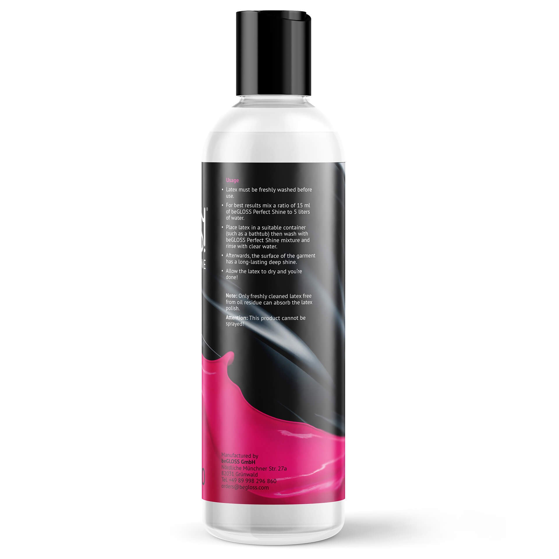 PERFECT SHINE 250 ml - LATEX POLISH AND CARE