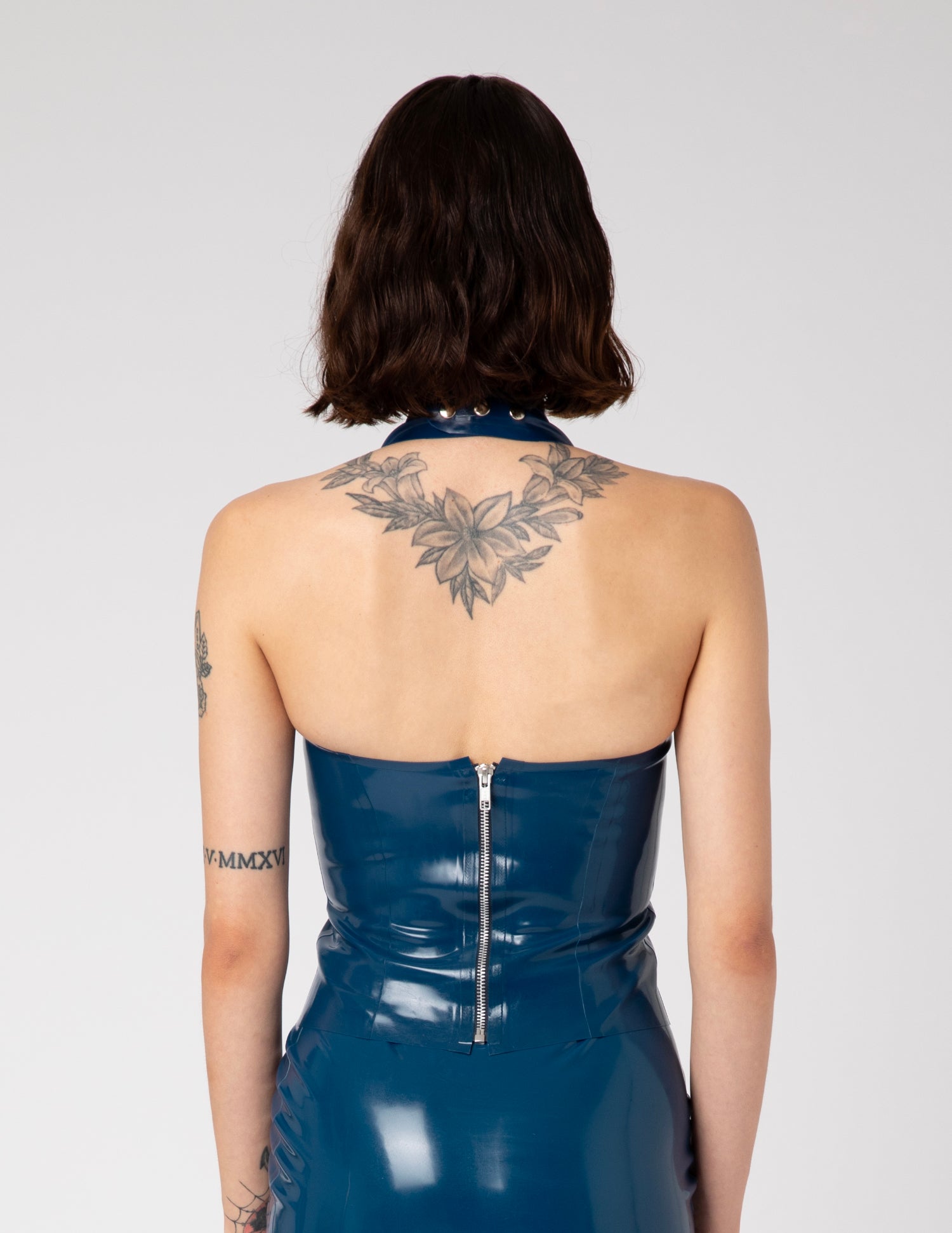 Top à dos nu - Bleu