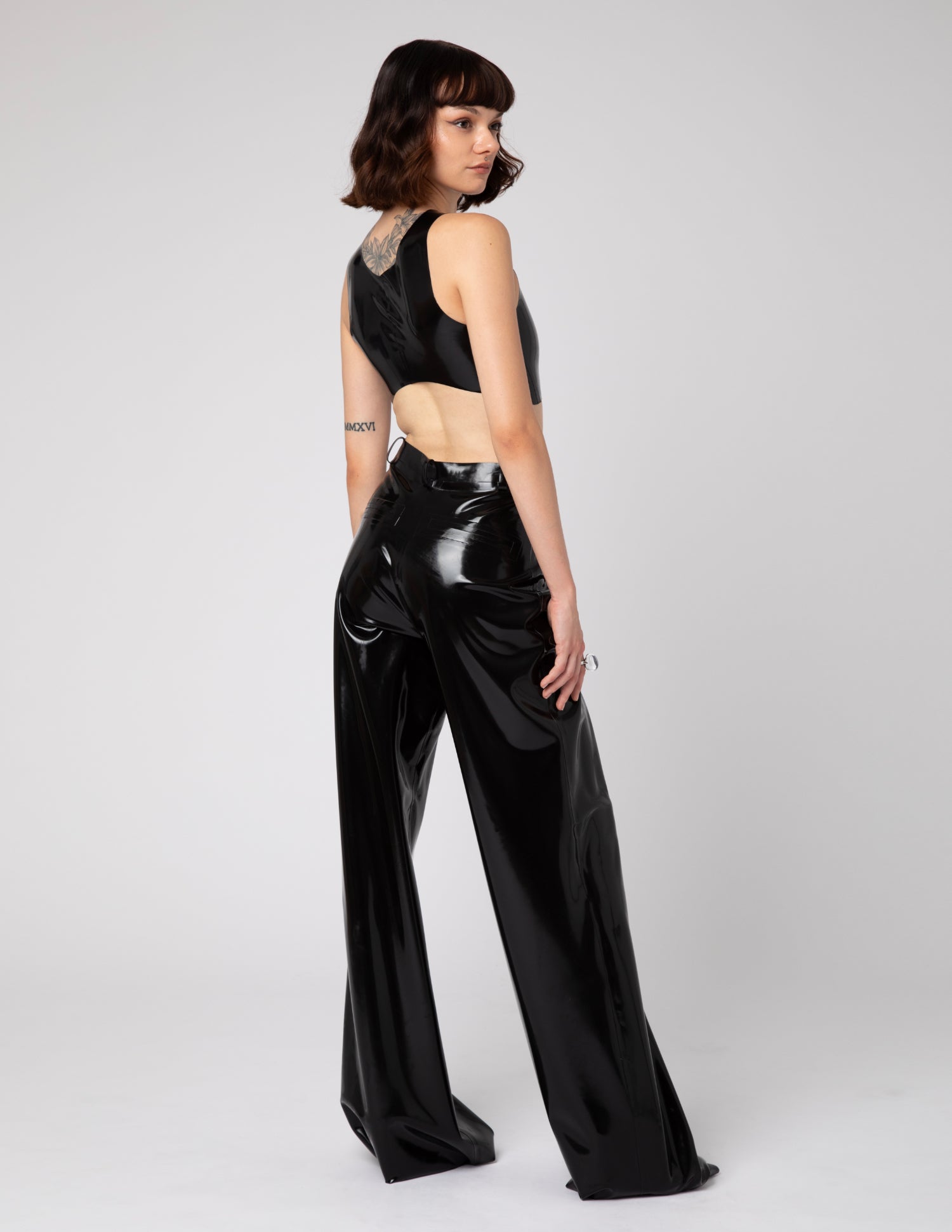 Pantalon palazzo noir new arrivals