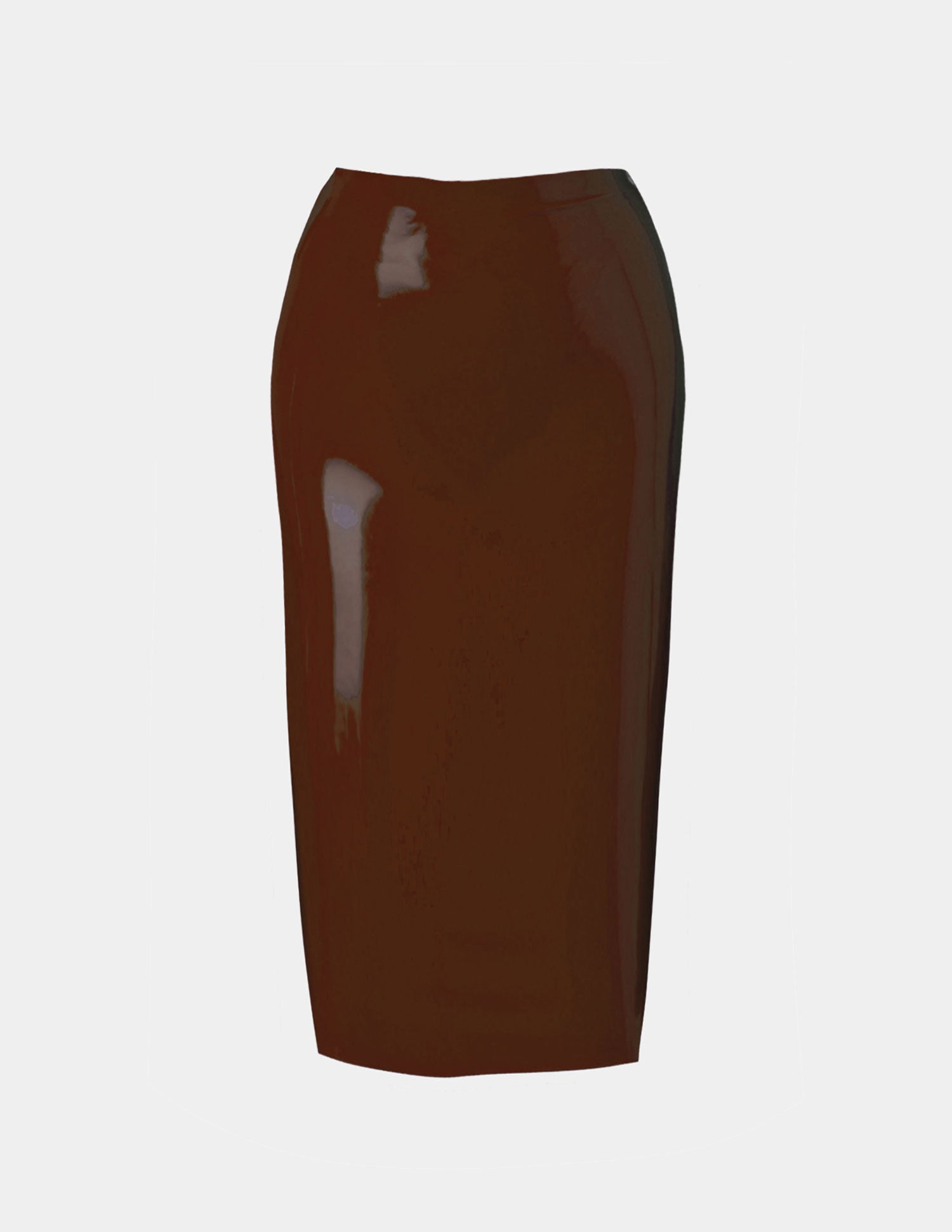 Midi Skirt - Brown - XL