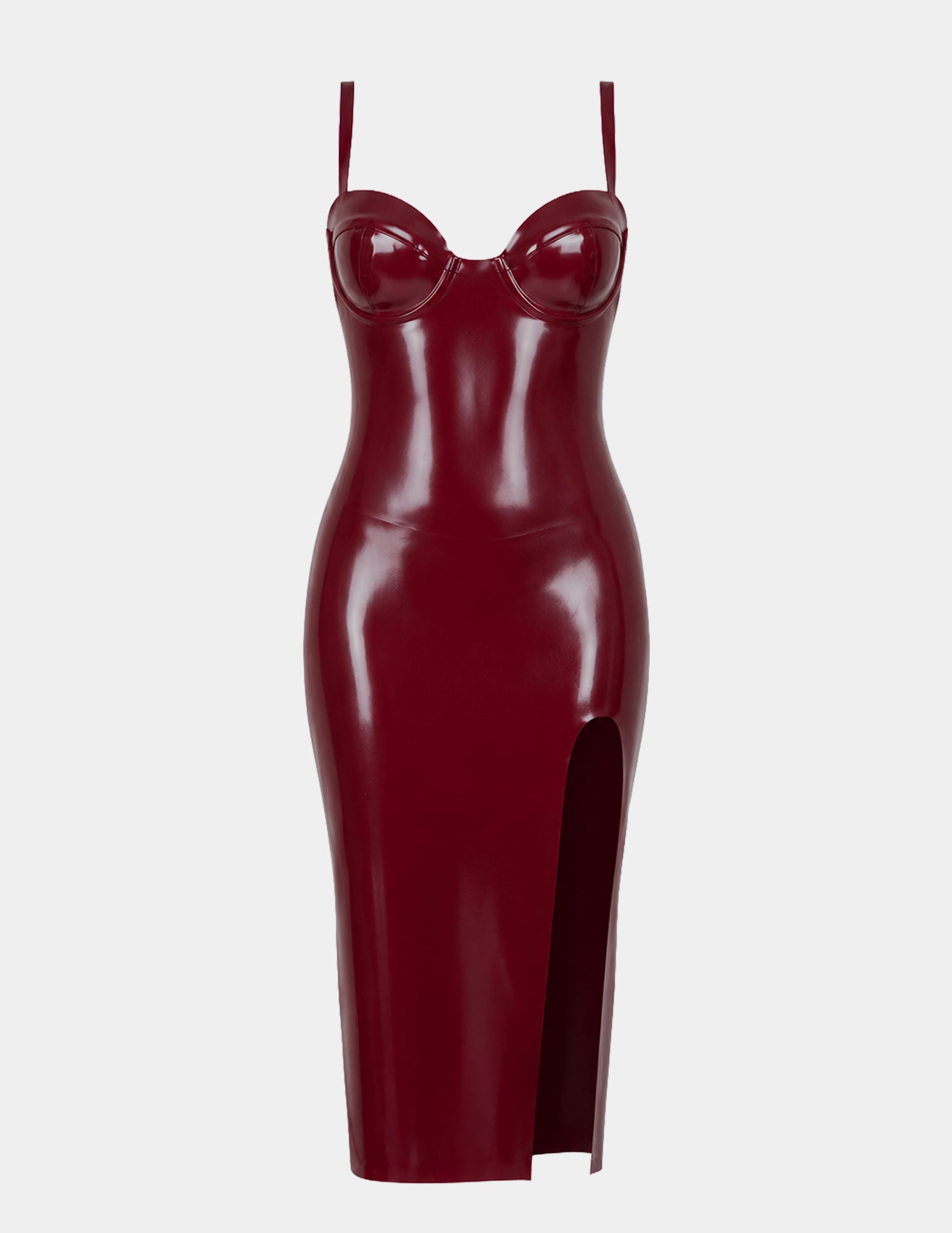 AMALIA Abito midi - Bordeaux