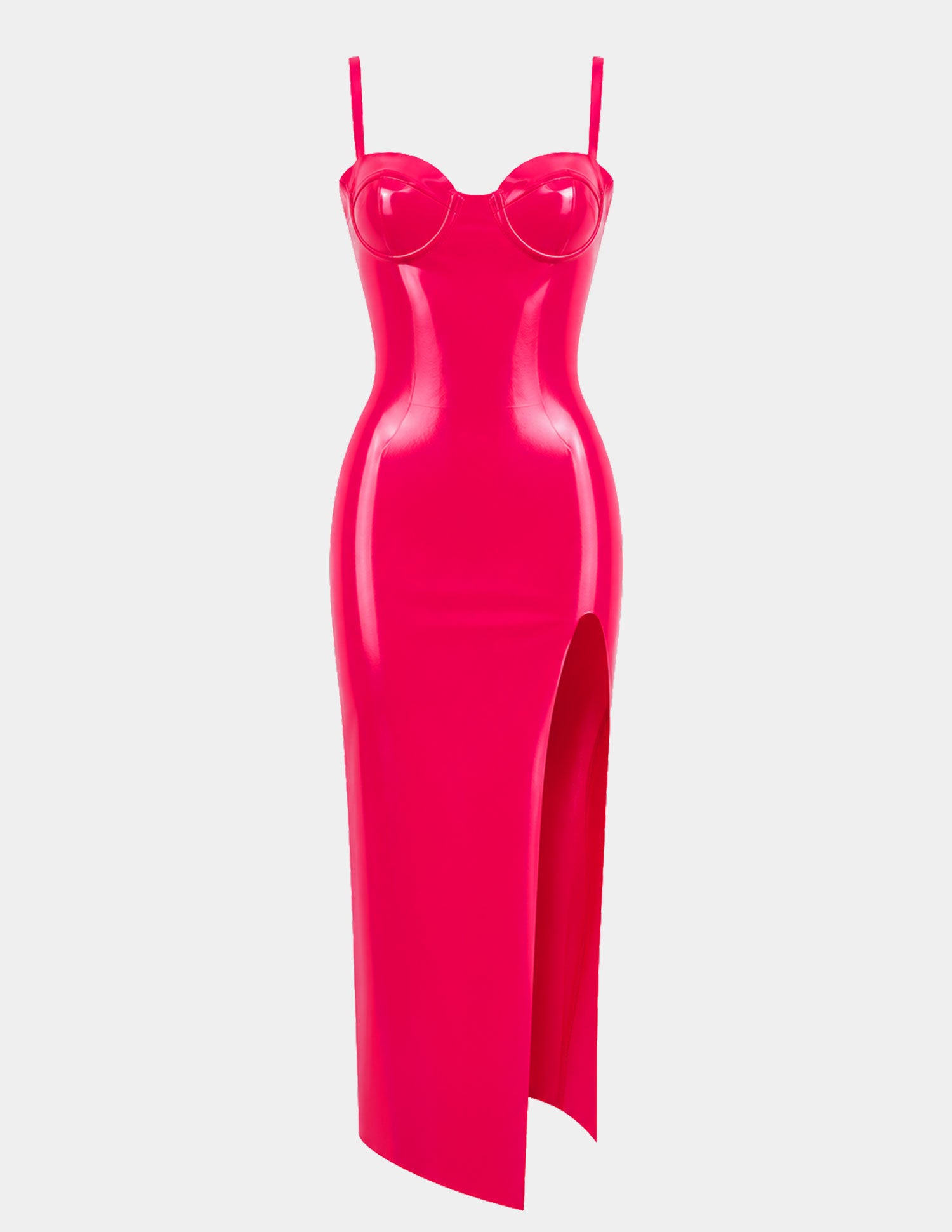 AMALIA Abito gown - Neon magenta XS/B