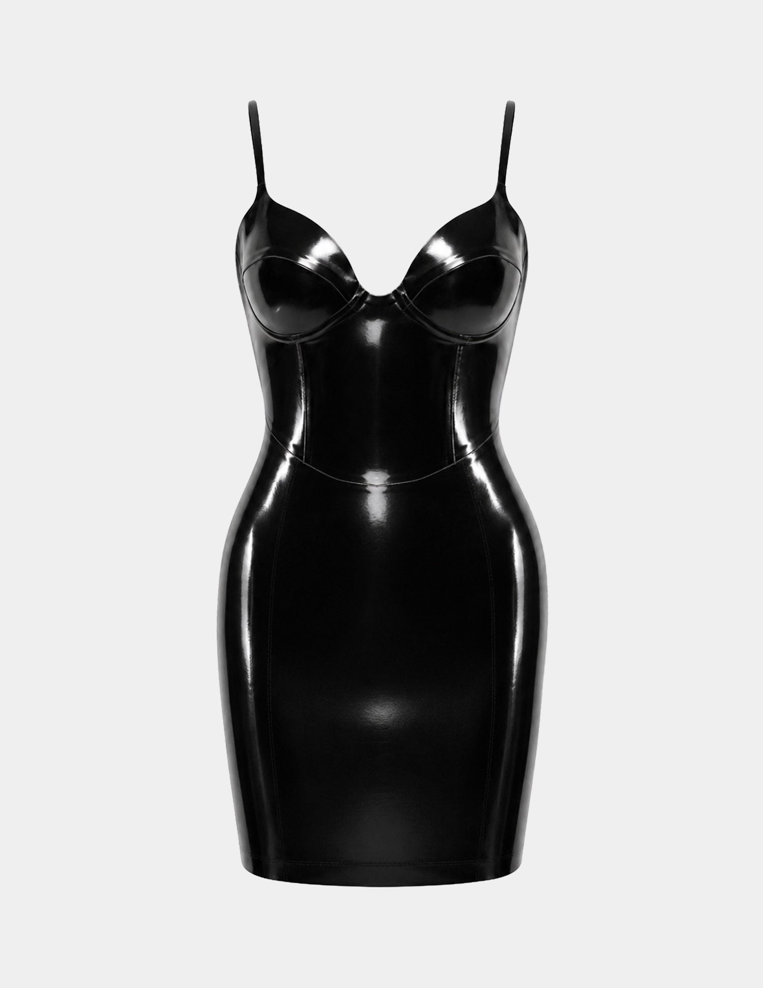 ASIA Abito taglio corsetto - Nero - S