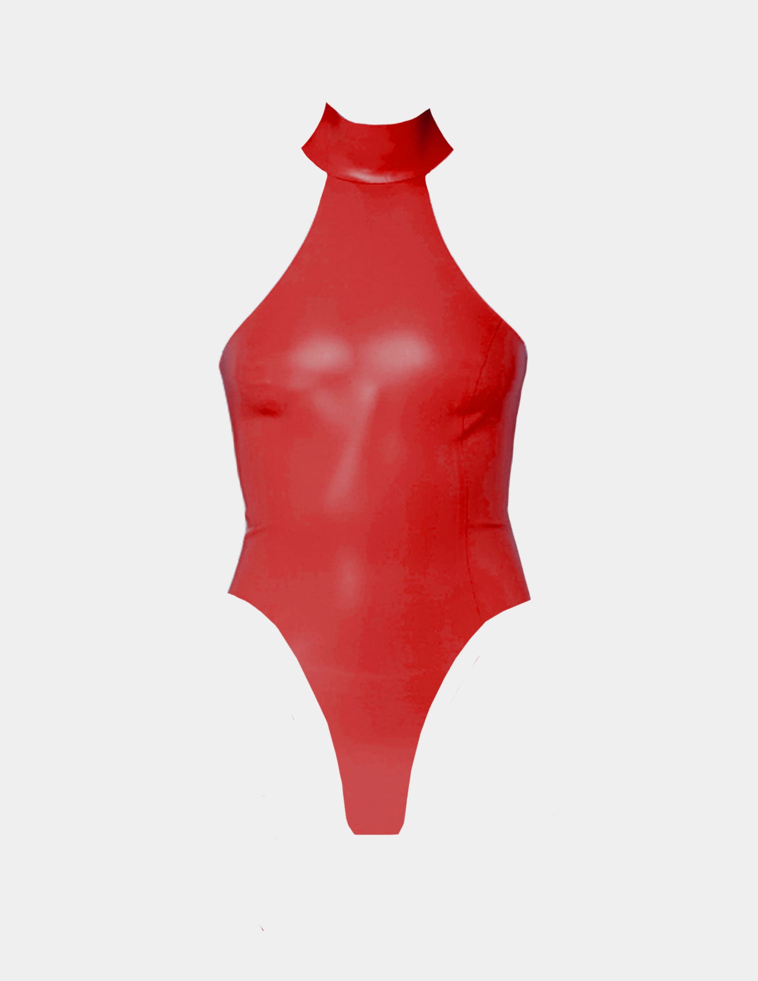 Body Collo Alto - Rosso