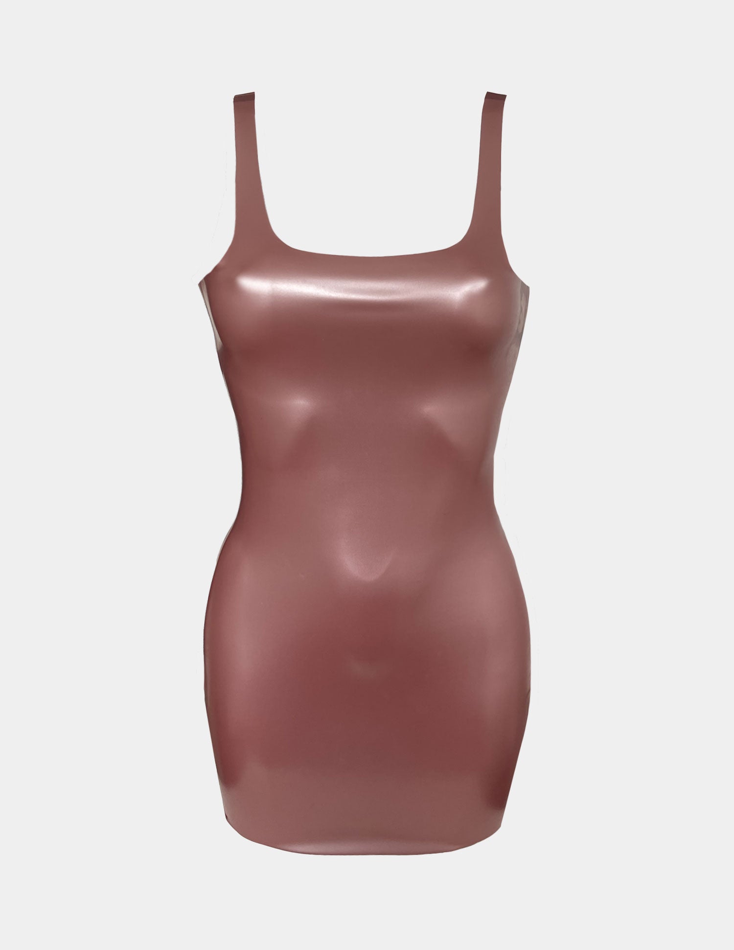 Slip Dress Metallic Rose