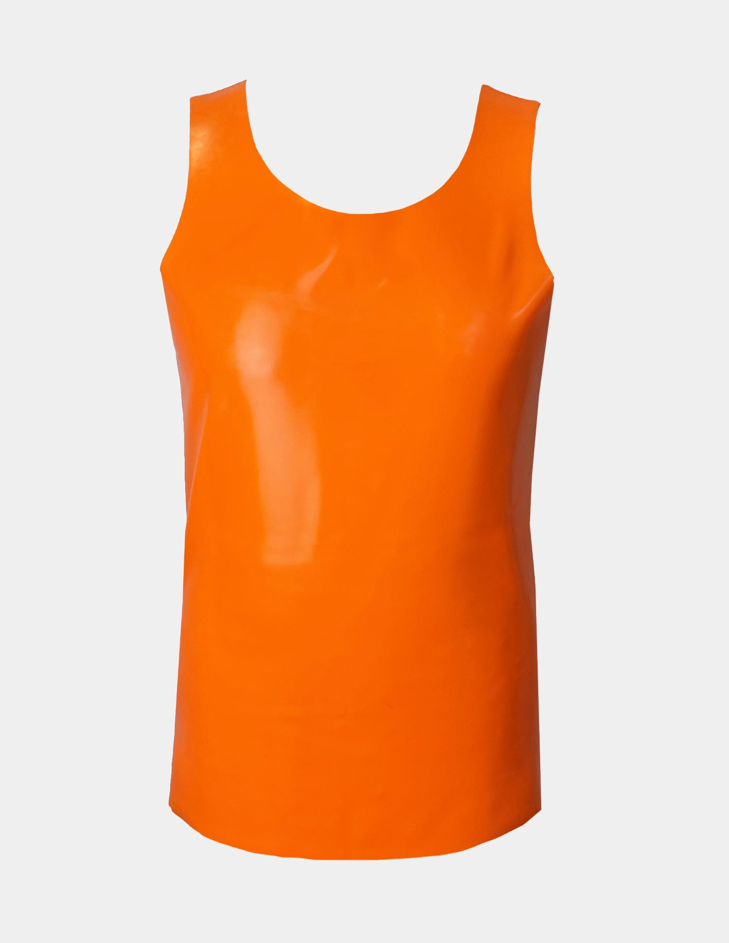 Men Tank Top - Neon Orange - M