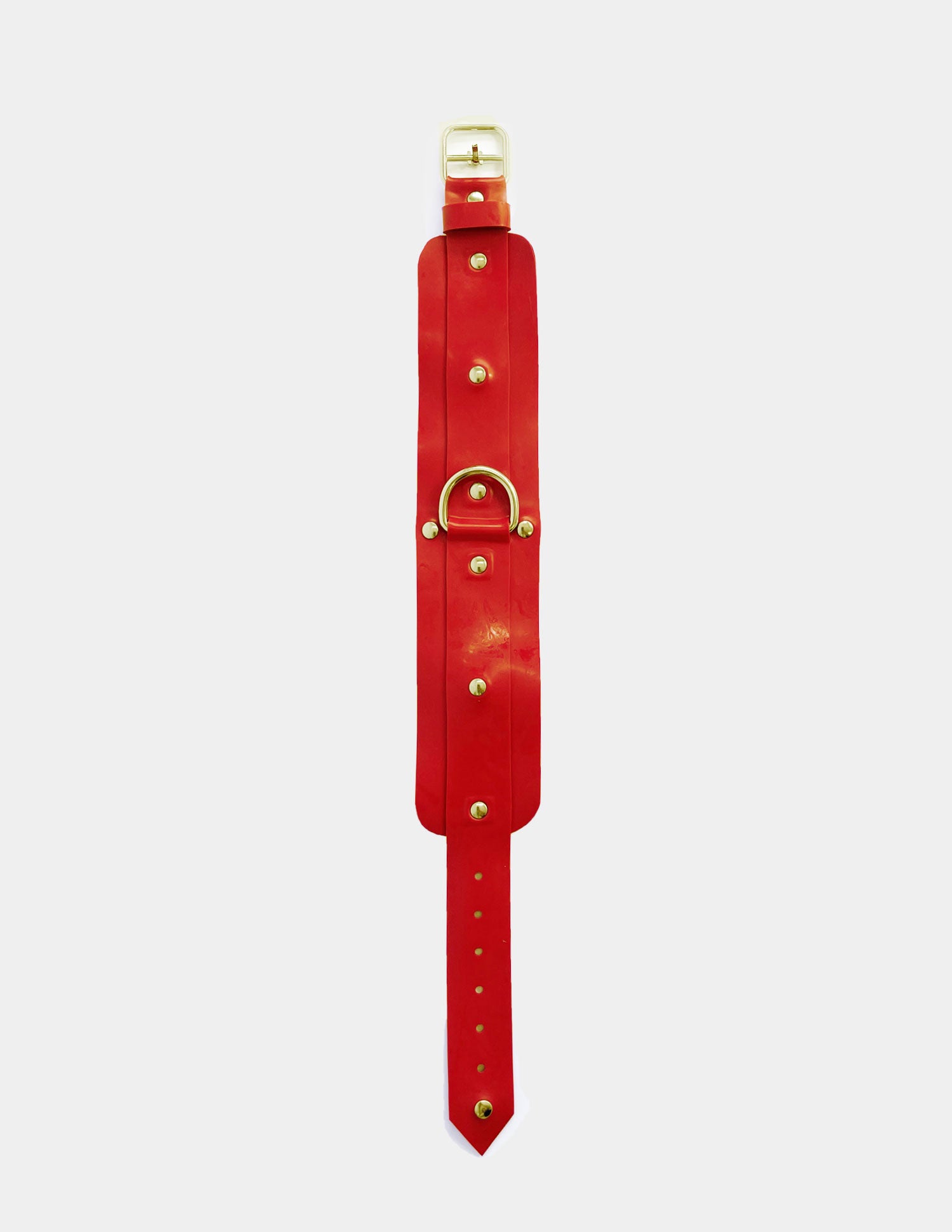 Choker Bondage - Rosso / Oro