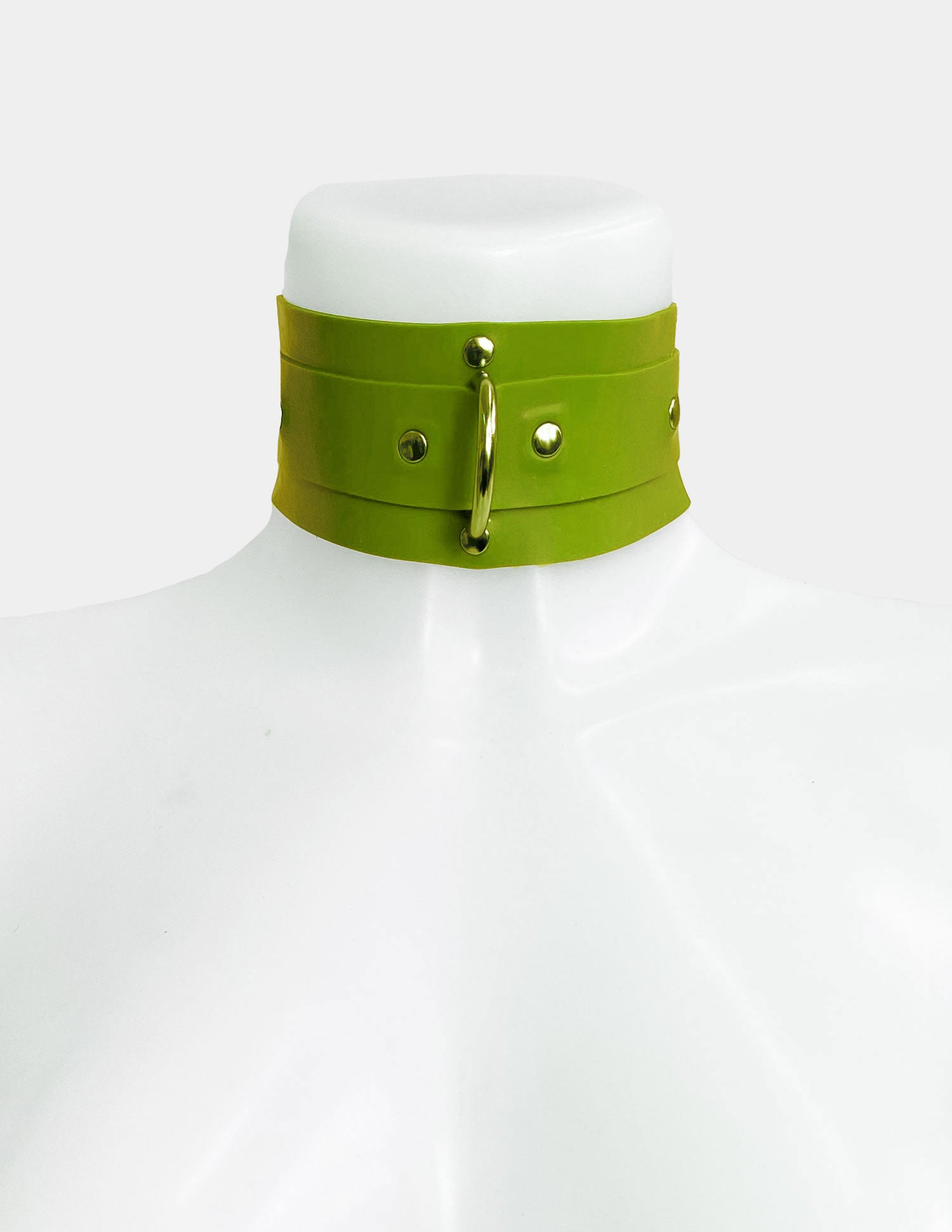 Choker Bondage - Verde / Oro