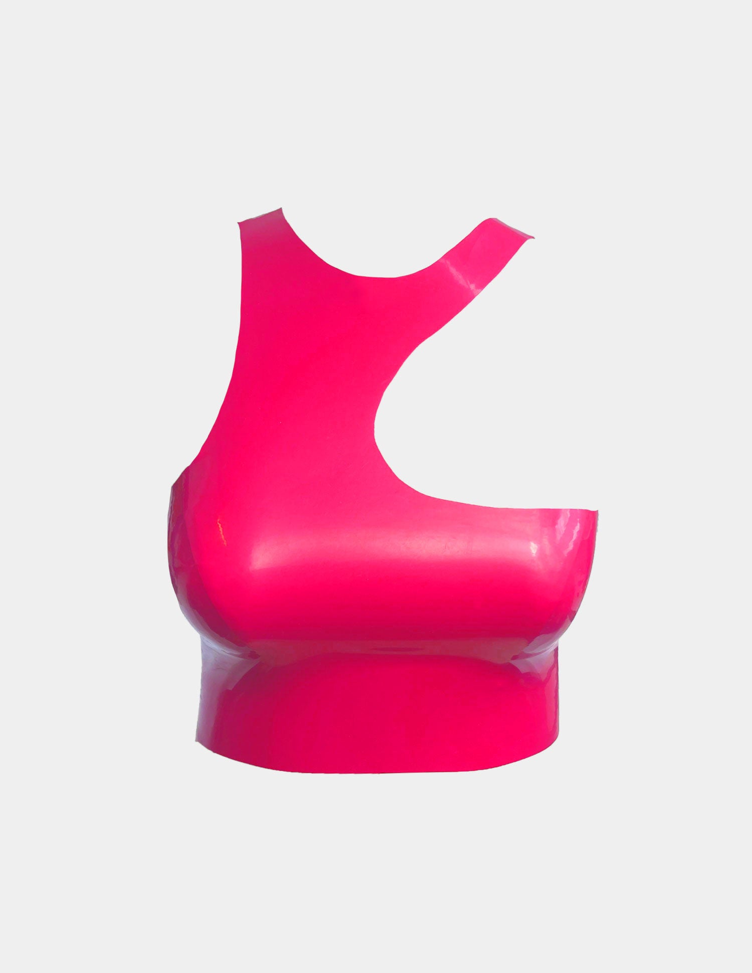 Top Cut-out - Magenta Neon Semitrasparente