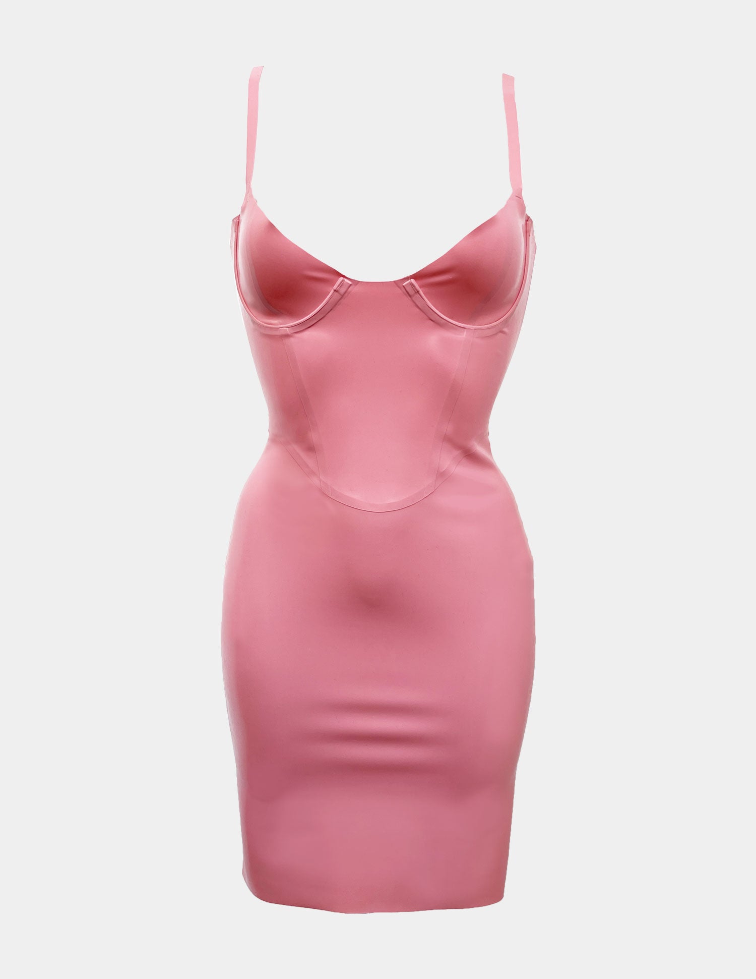 Abito Taglio Corsetto - Rosa