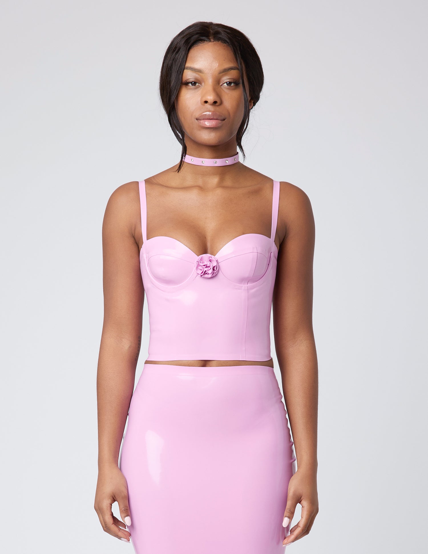 DAFNE - Bustier con fiore