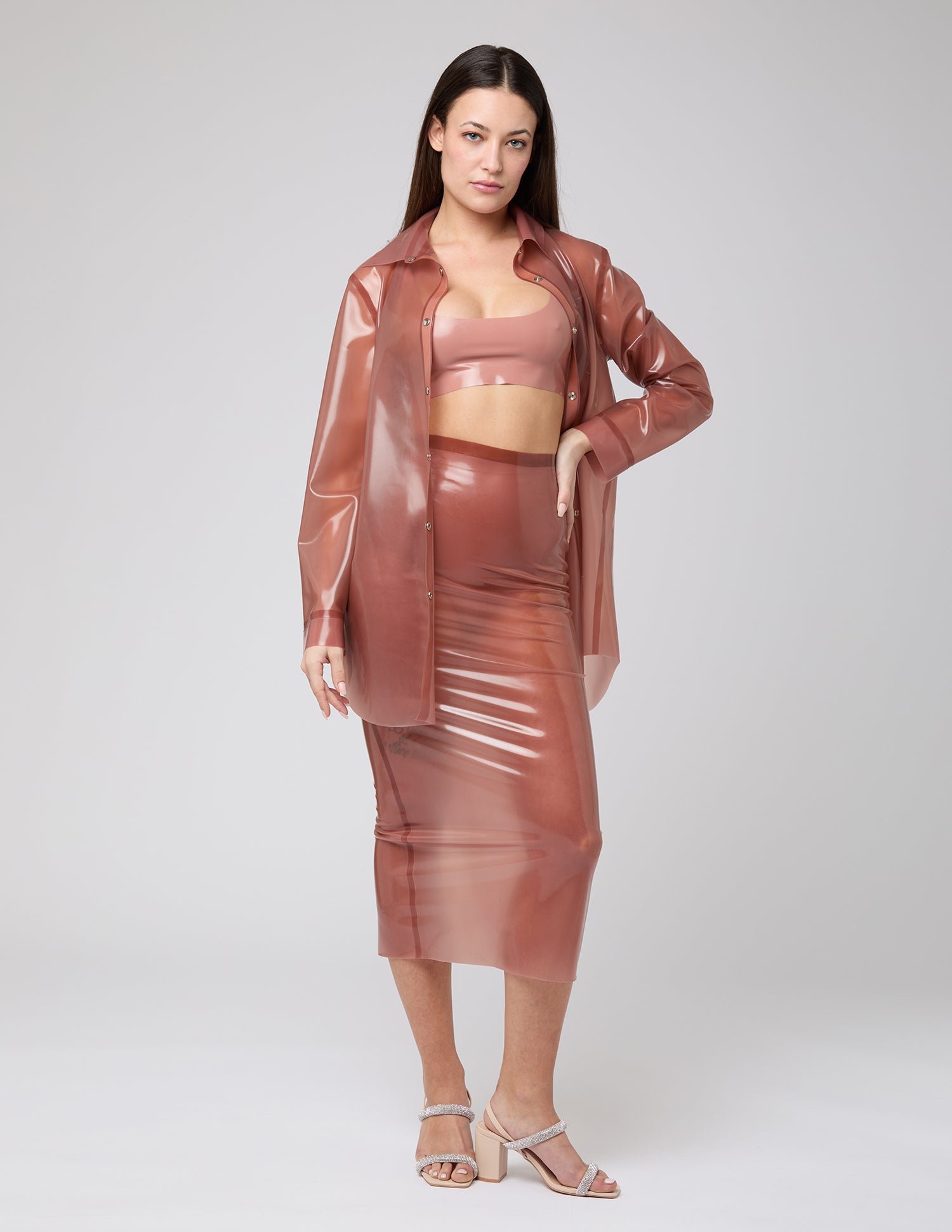 Camicia Trasparente - Rosé - S/M