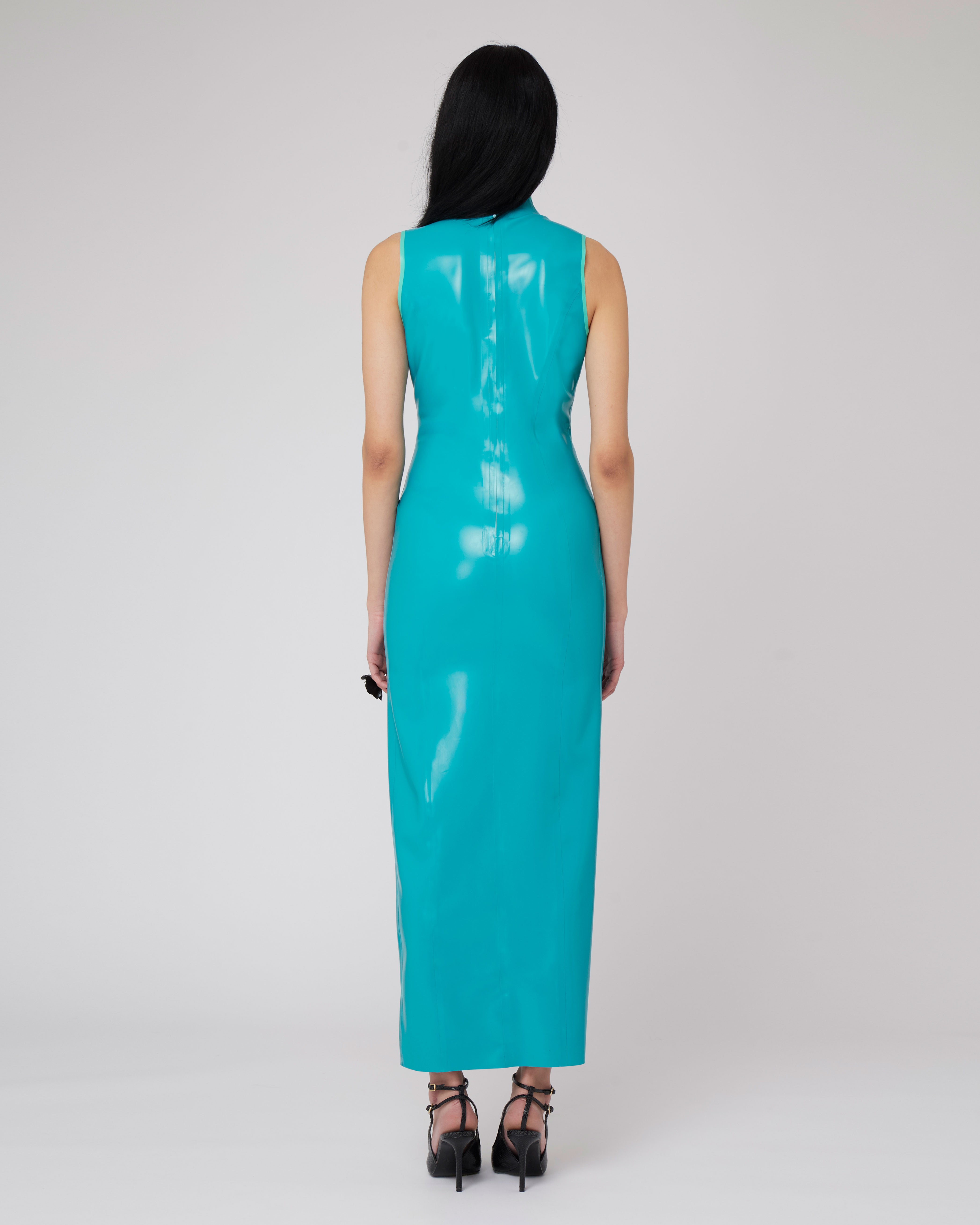 SELENA Gown Dress - Turquoise