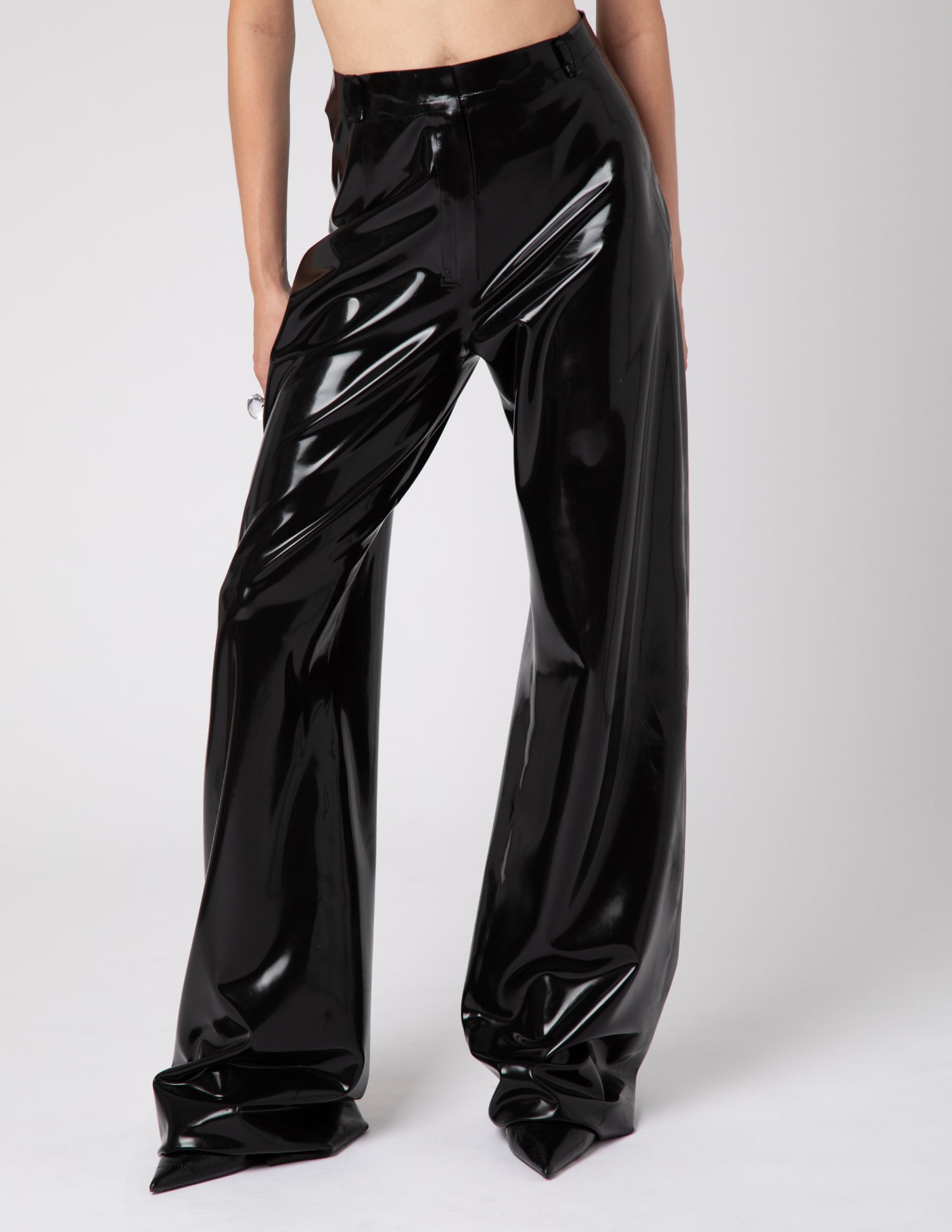 Palazzo Trousers - Black