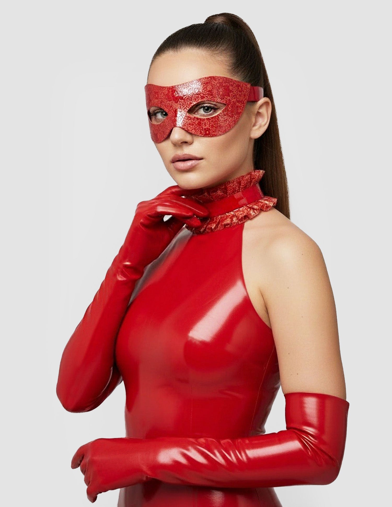 Maschera di pizzo in Lattice