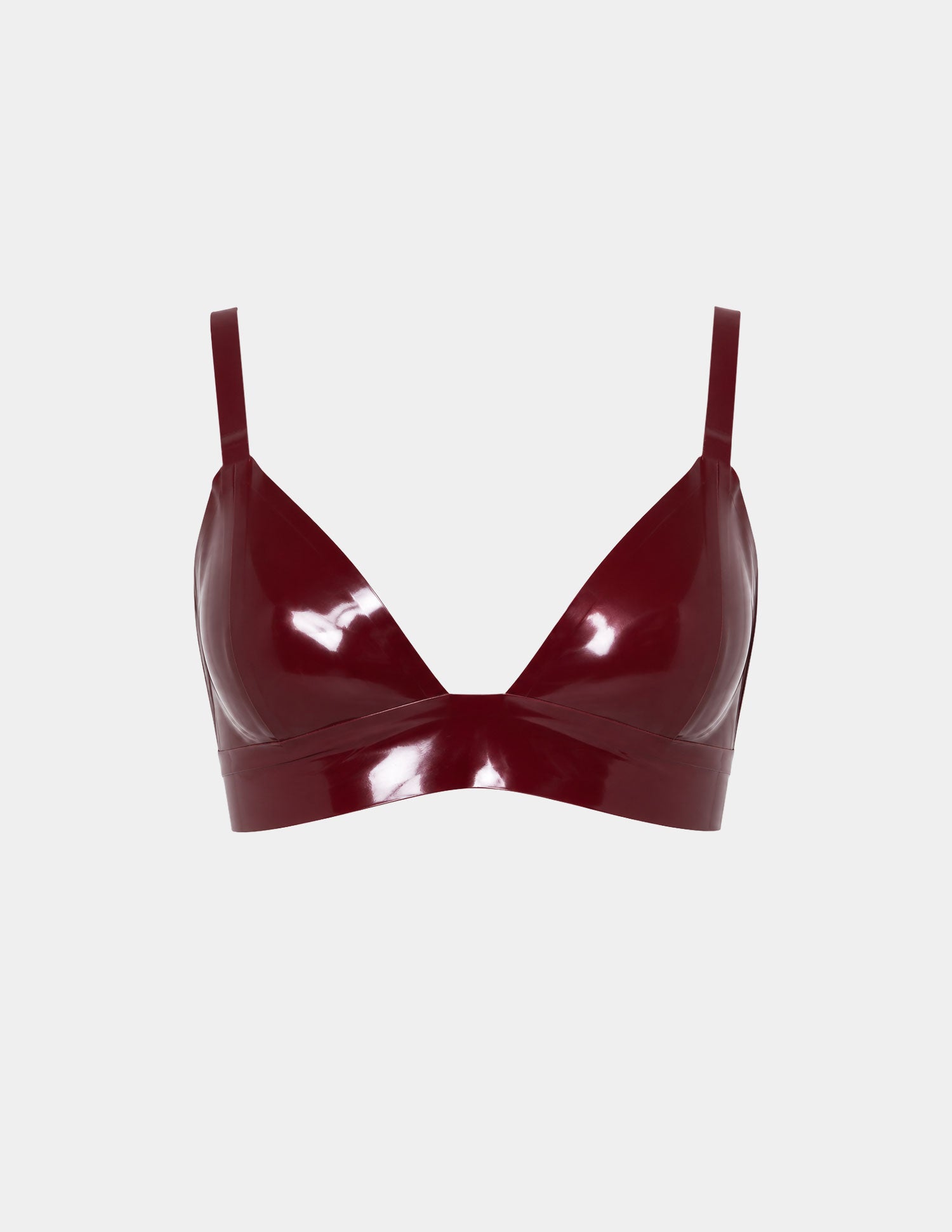 Triangle Bralette - Bordeaux - XS