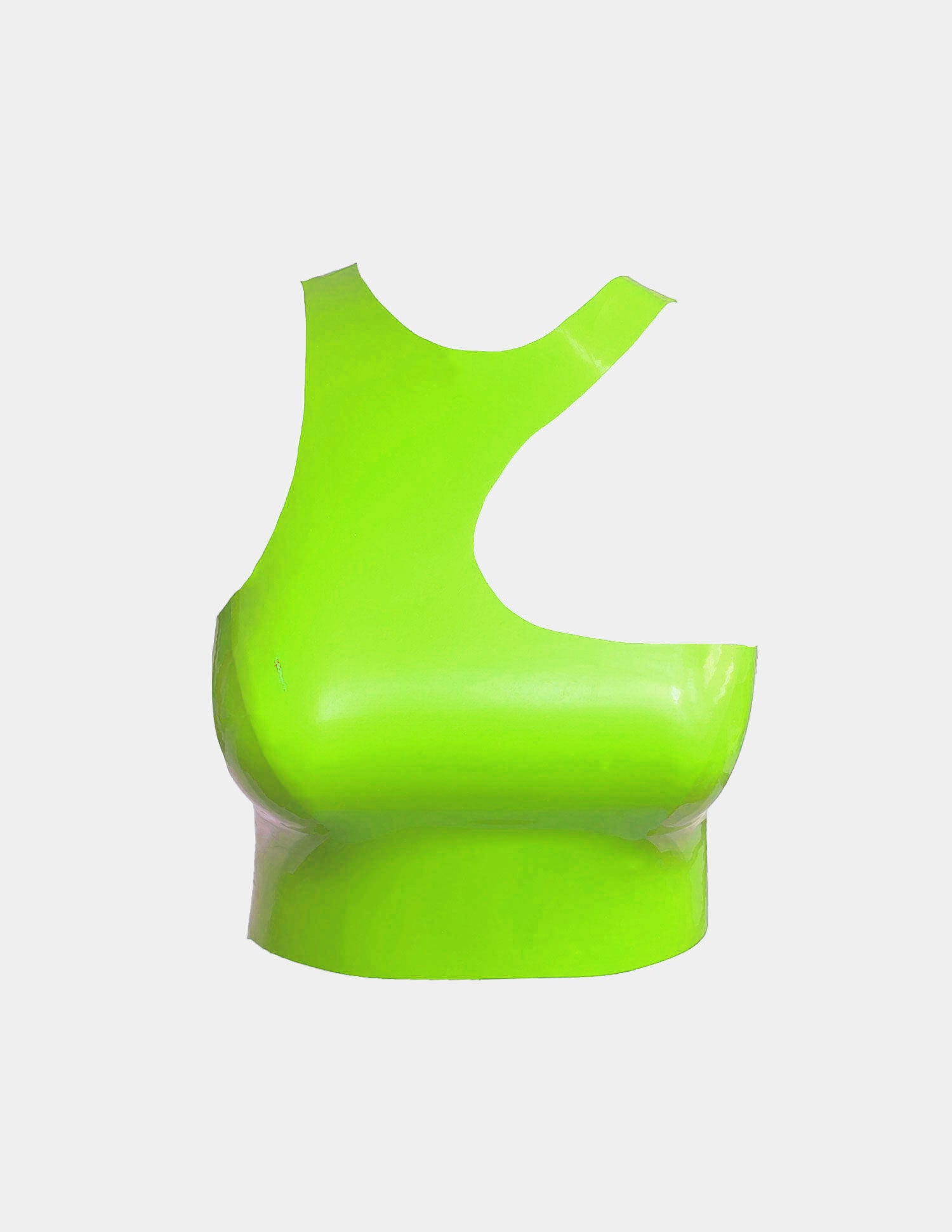 Top Cut Out - Lime Neon Semitrasparente