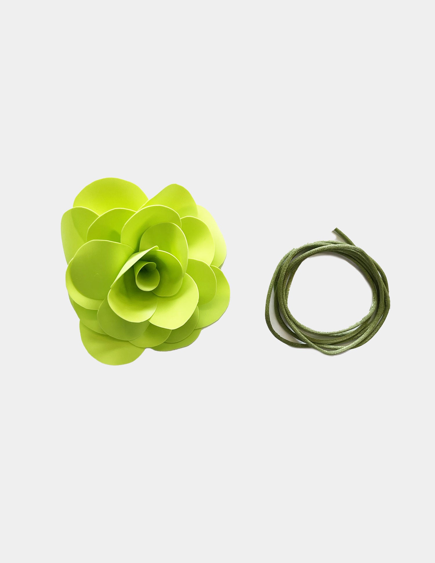 Choker/ Molletta - Verde Neon