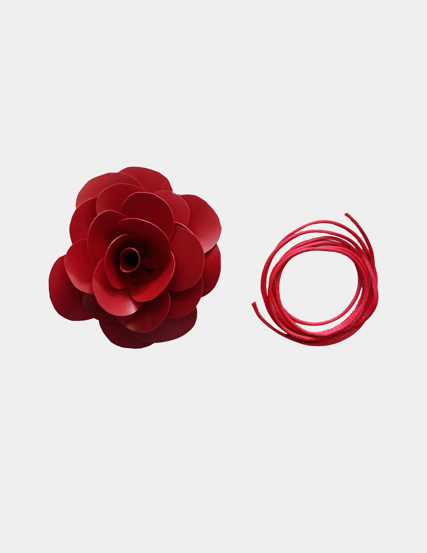 Choker/ Molletta - Rosso