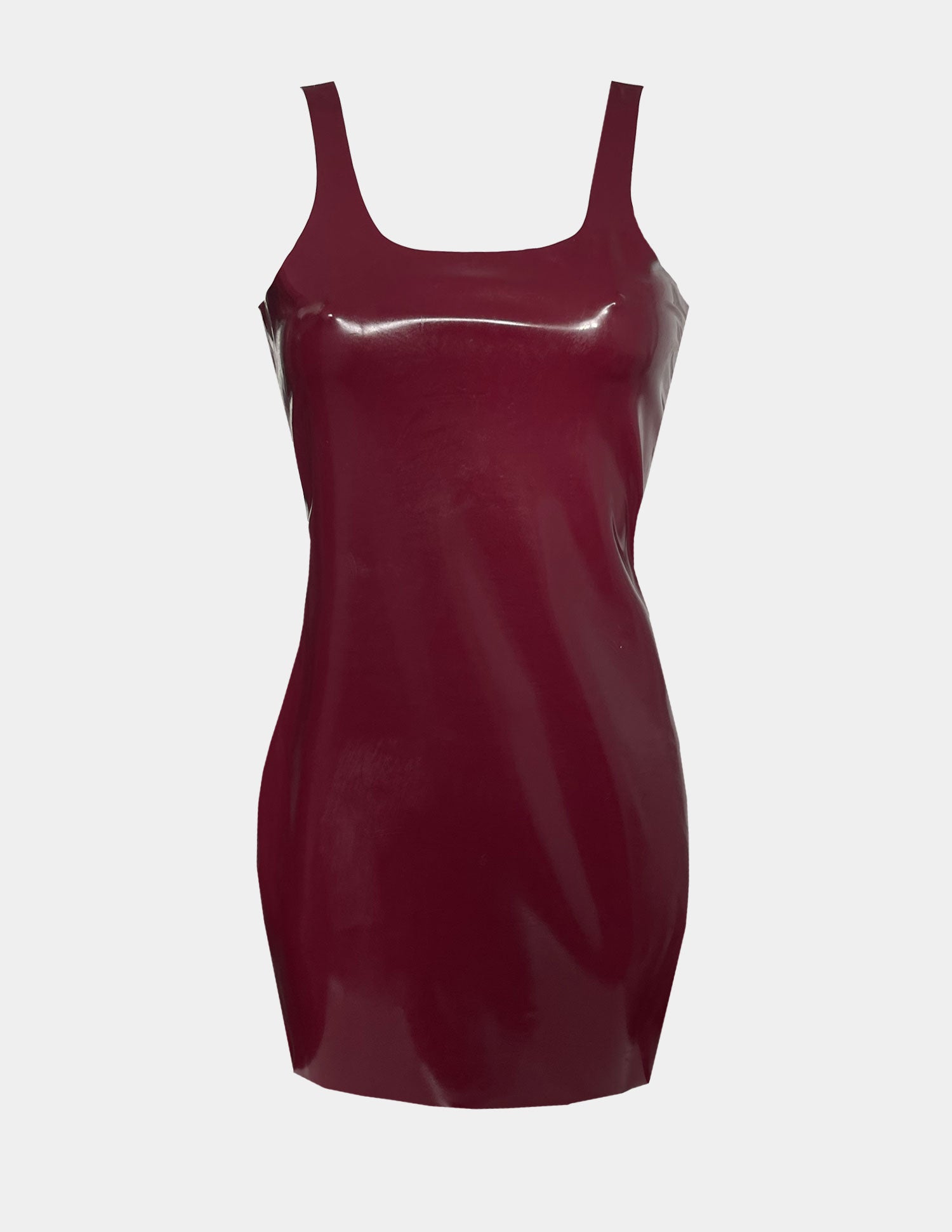 Slip Dress with zip - Bordeaux