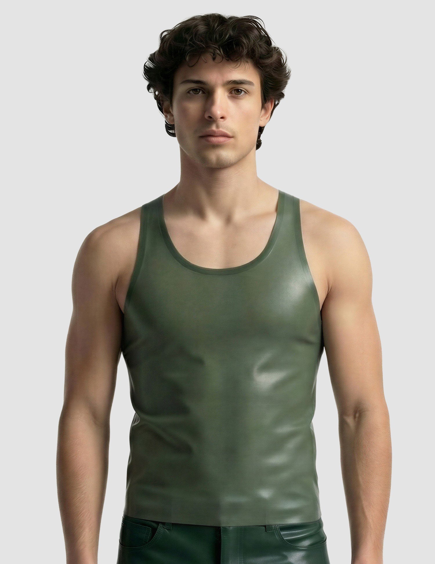 TEO - Canotta maschile trasparente