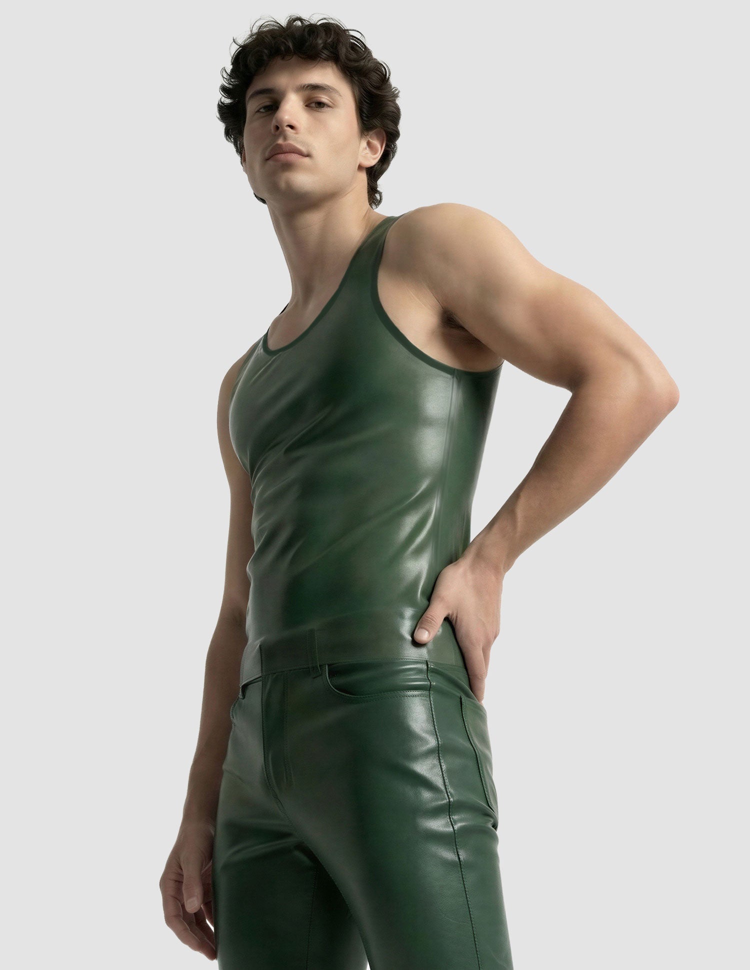 TEO - Canotta maschile trasparente