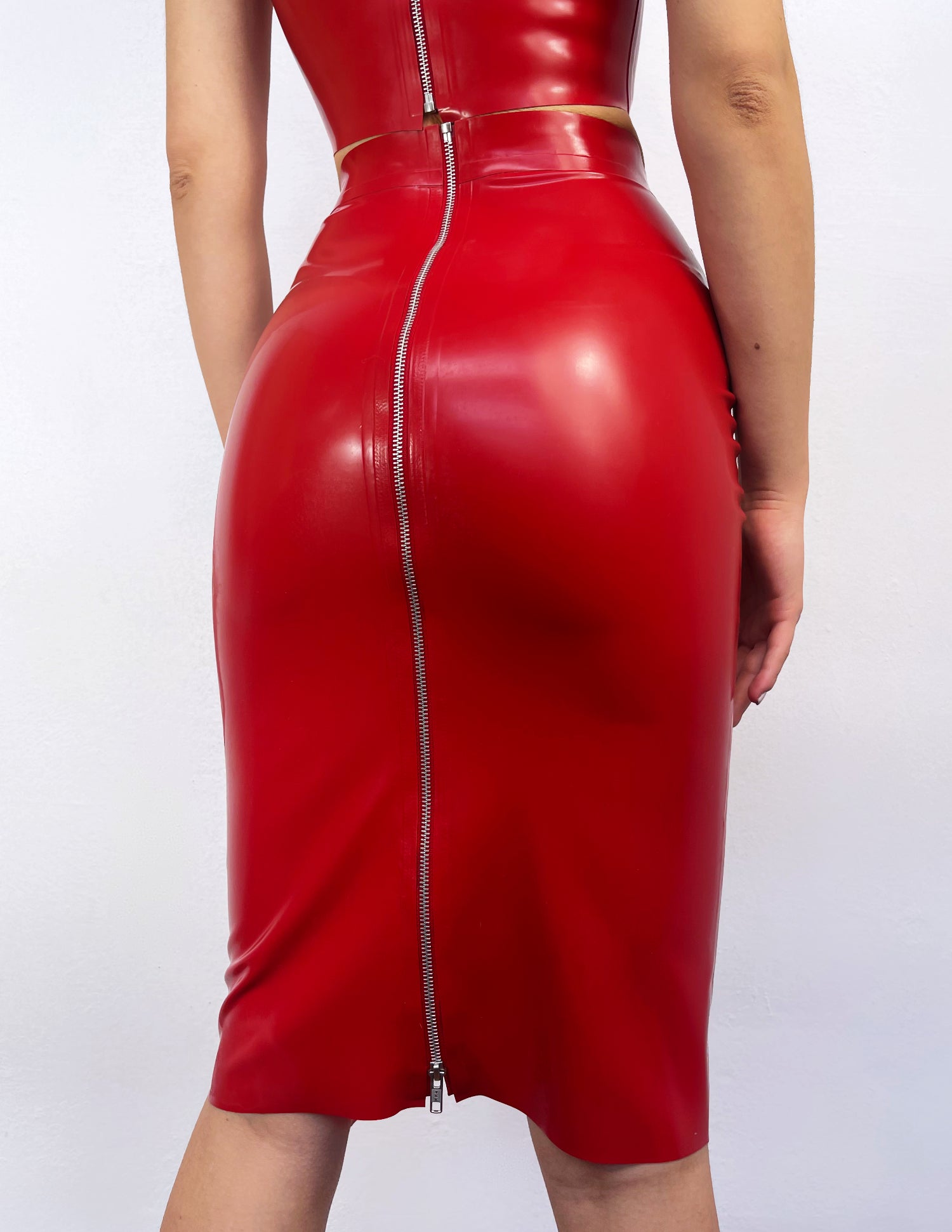 LINDA - Gonna al ginocchio con zip